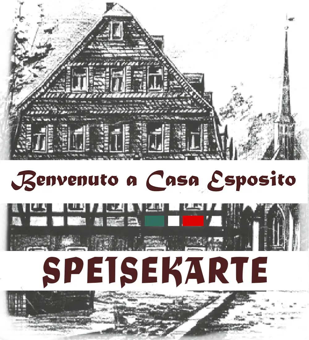 Casa Esposito Speisekarte