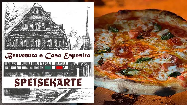 Casa Esposito Speisekarte
